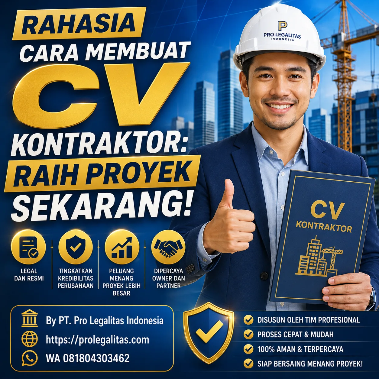 Cara Membuat CV Kontraktor