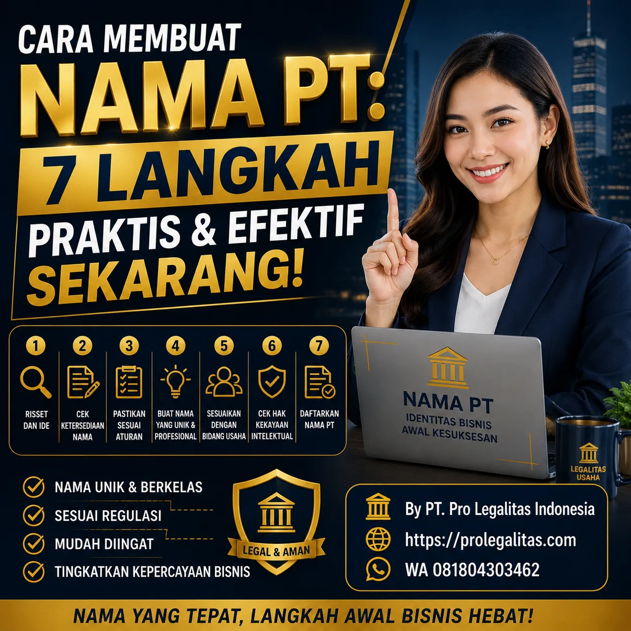 Cara Membuat Nama PT