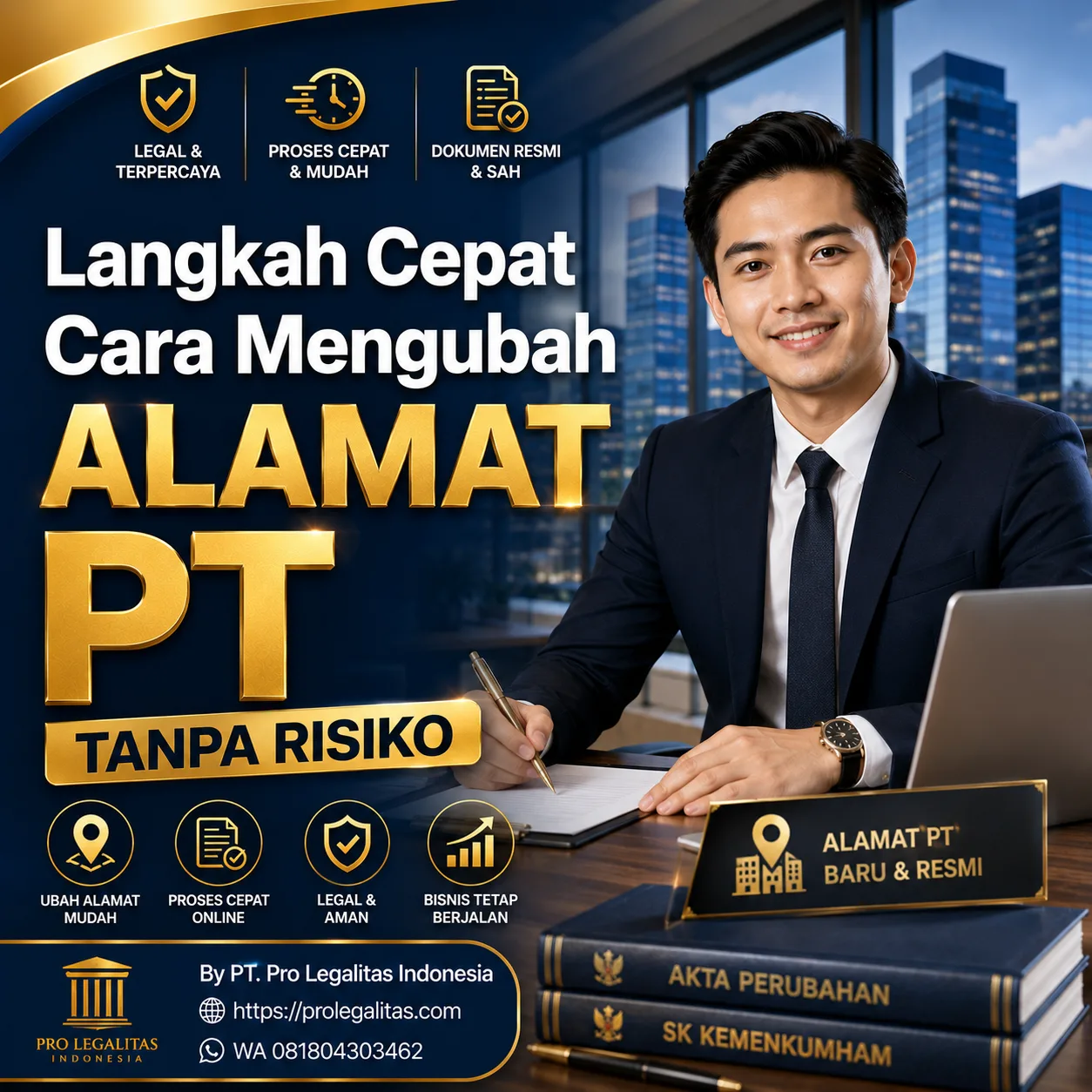 Cara Mengubah Alamat PT