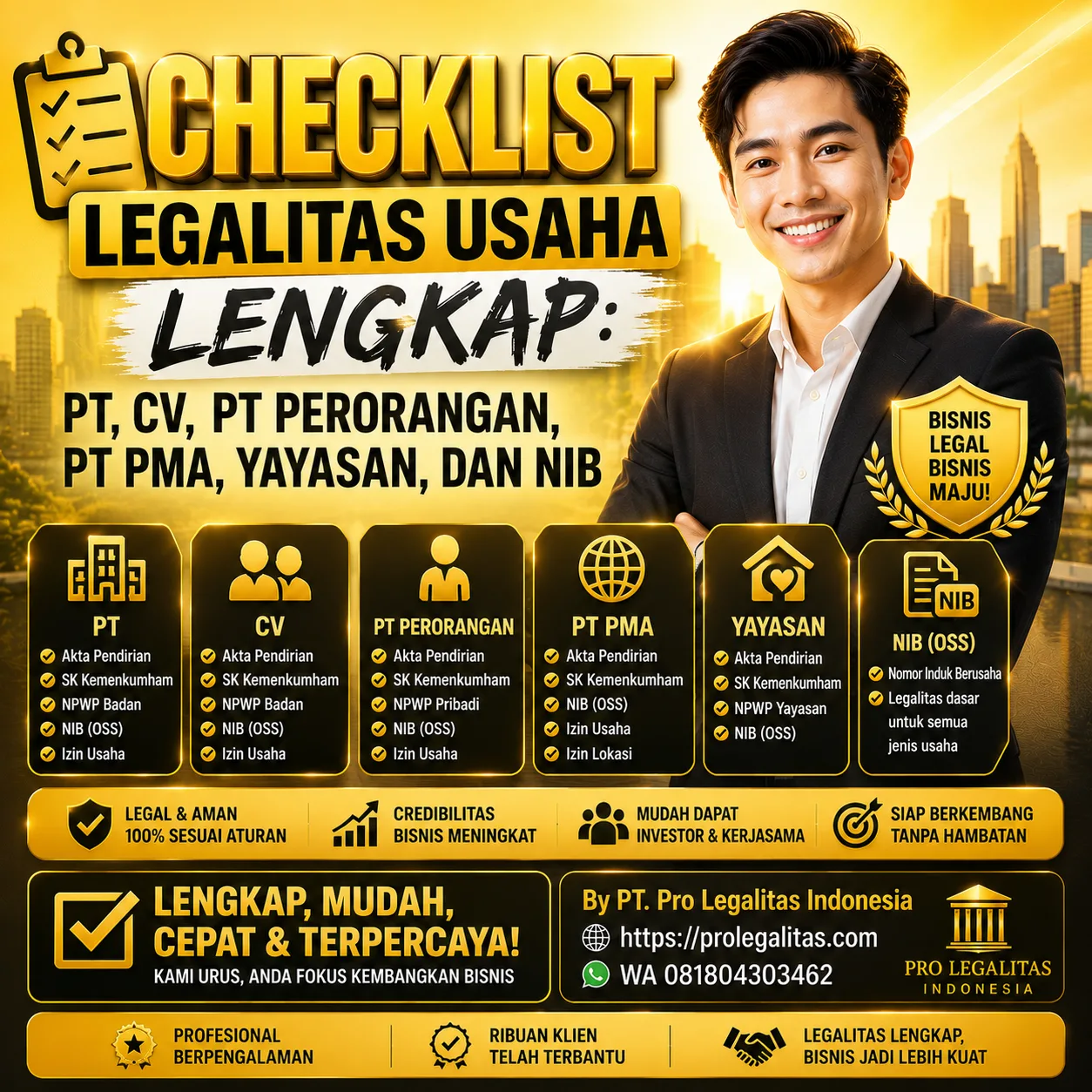 Checklist Legalitas Usaha Lengkap