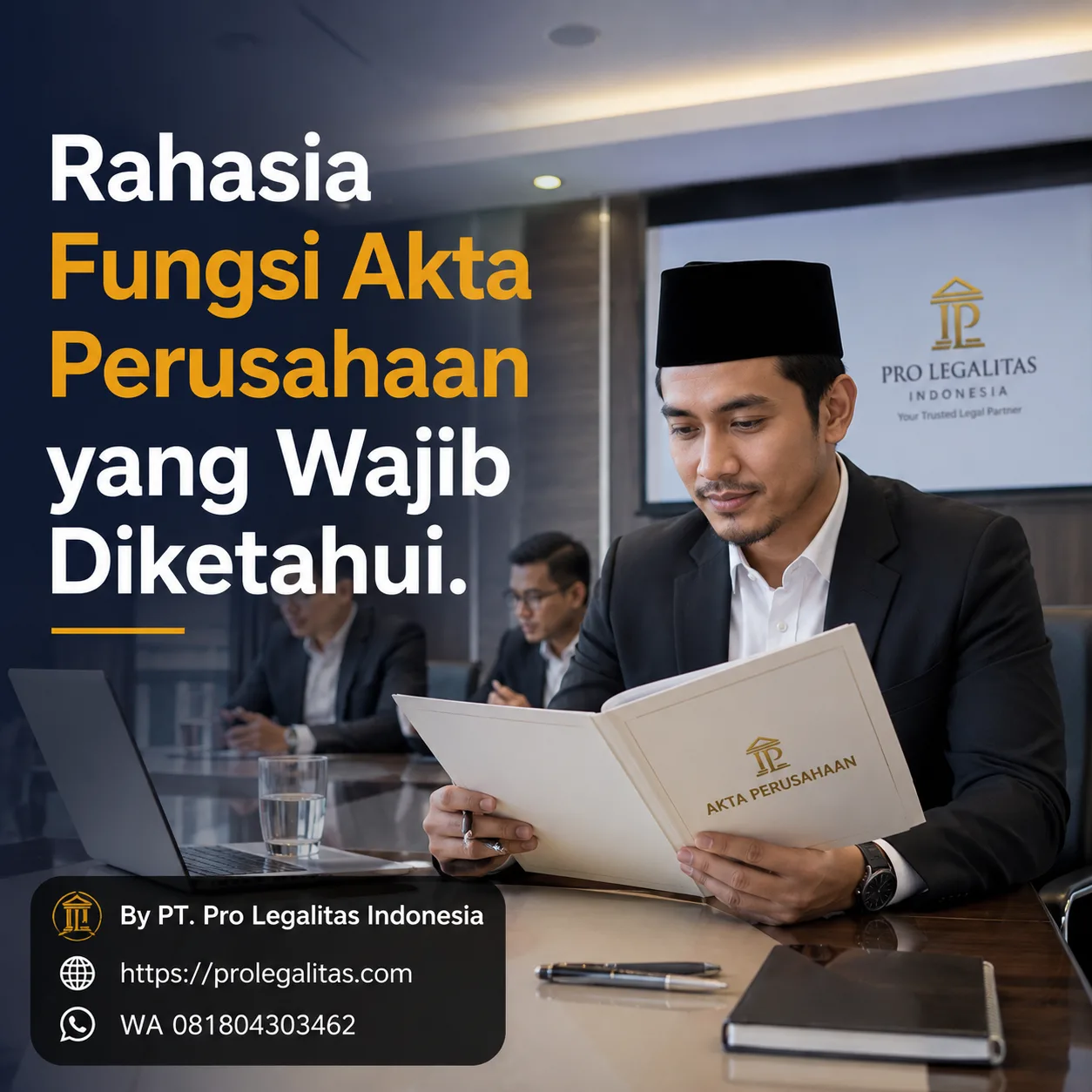 Fungsi Akta Perusahaan