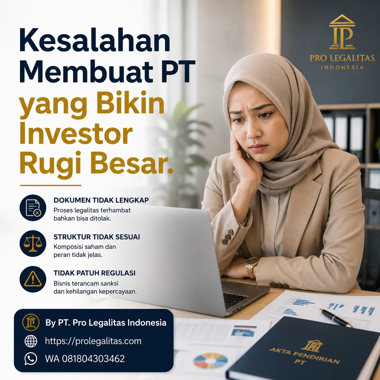 Kesalahan Membuat PT